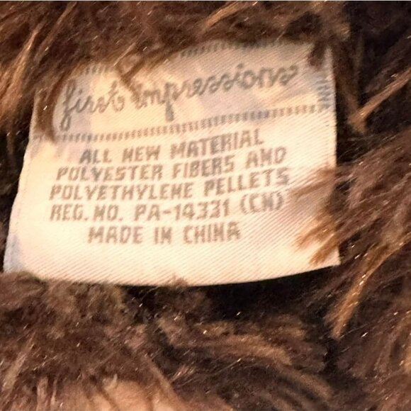 Ty Mookie Brown Plush Monkey Stuffed Toy 8" Polyester Fibers Plastic Beads Handm - Picture 3 of 14